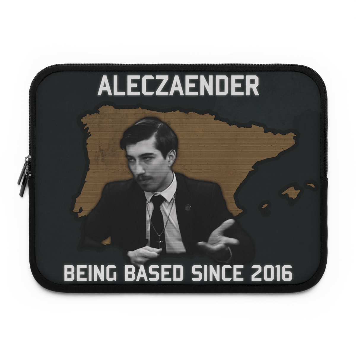 Aleczaender Laptop Sleeve, front