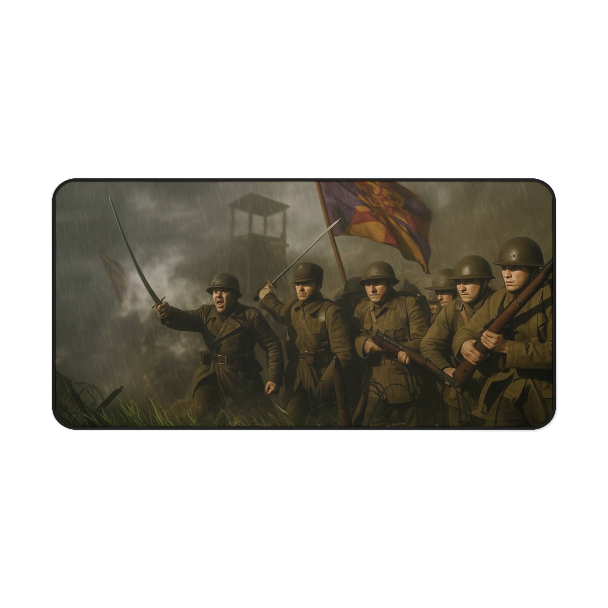 Aleczaender Desk Mat, front