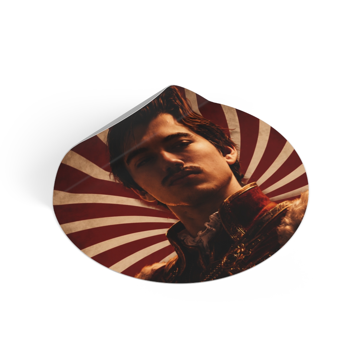 Aleczaender IRL Sticker, folded