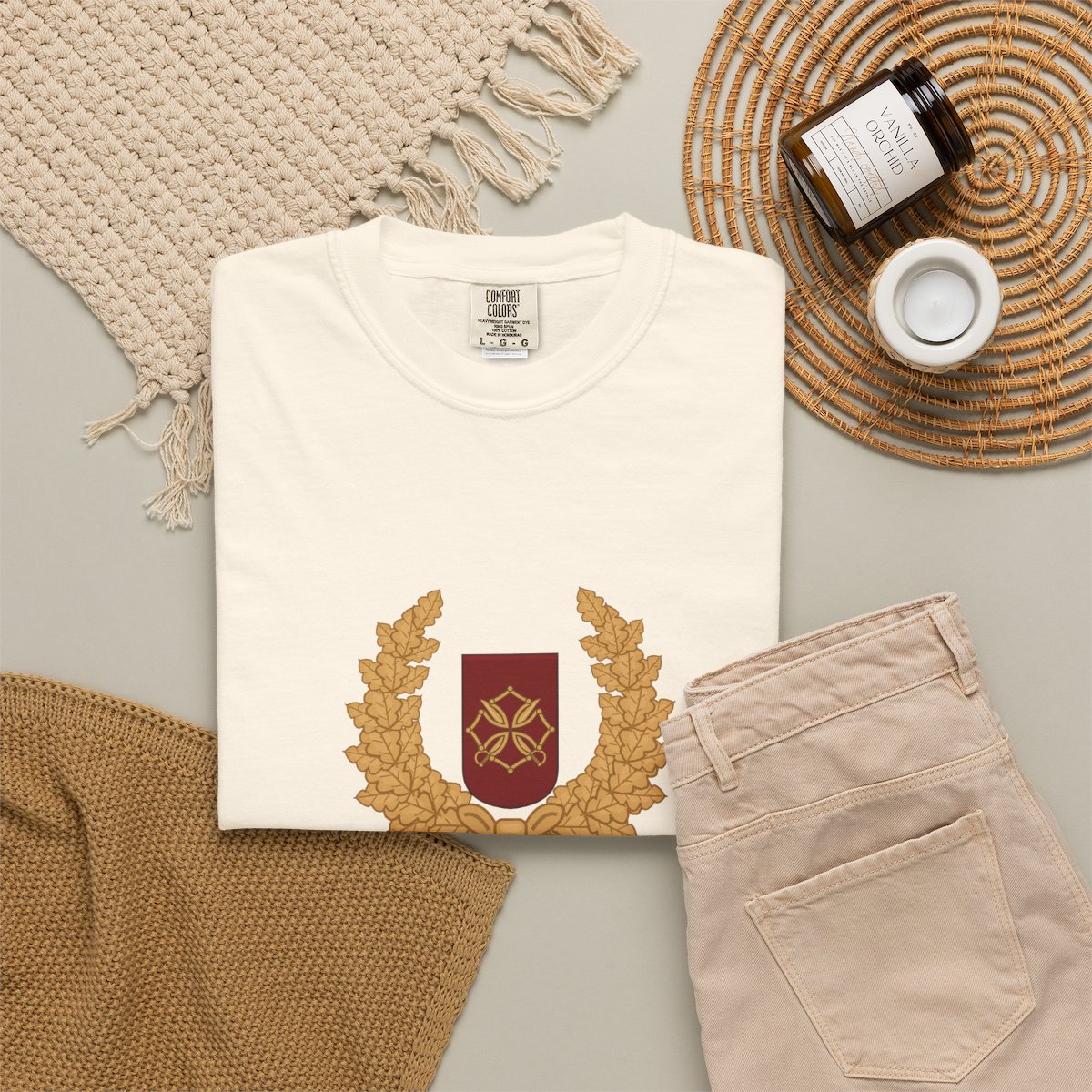 Octavian Army Tee, folded 2