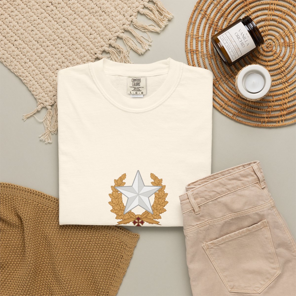 Octavian Regime Tee, folded 2