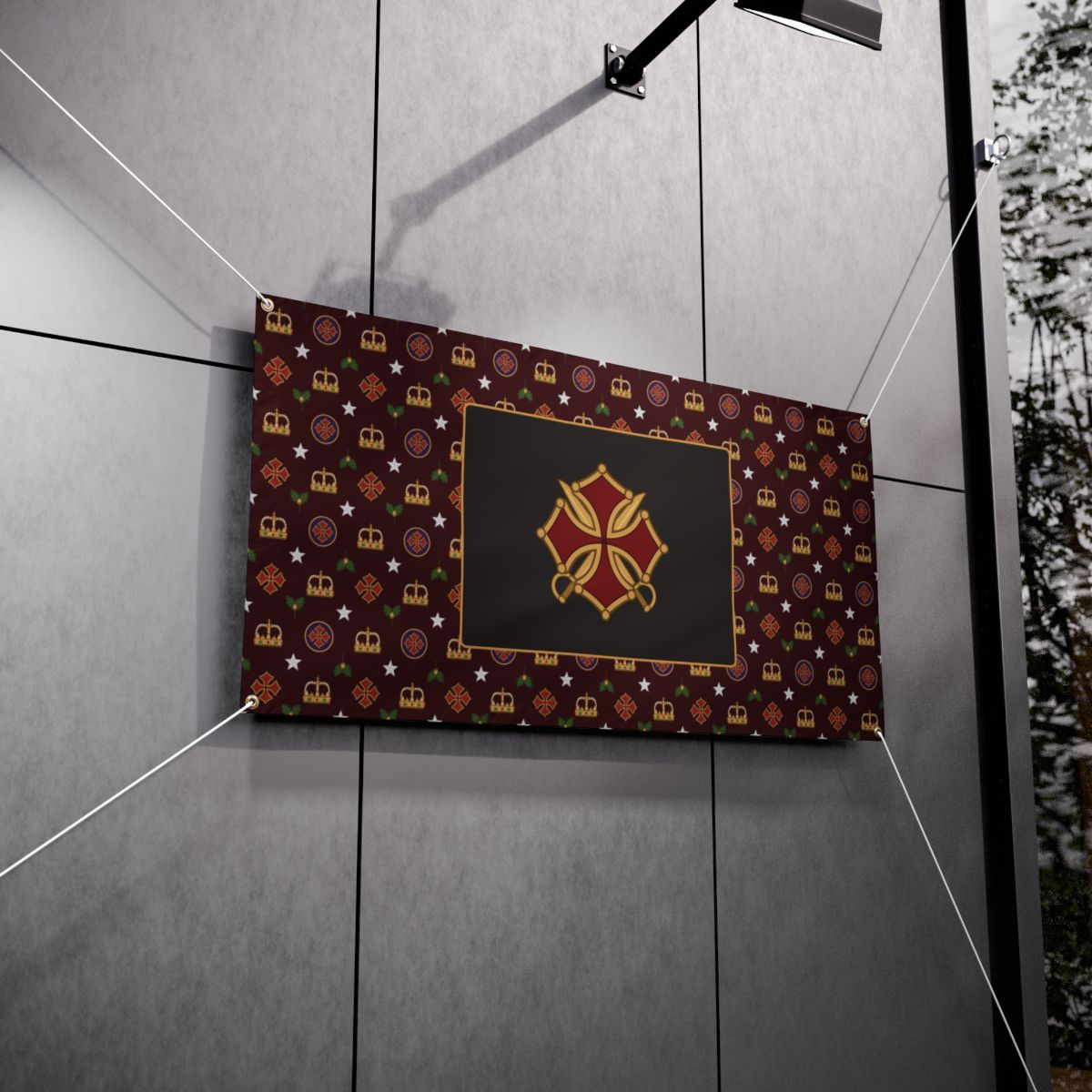 Octavian Monogram Banner, context 2