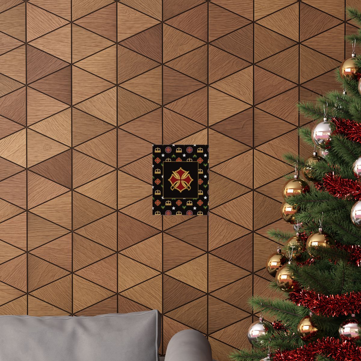 Octavian Monogram Poster, context 1