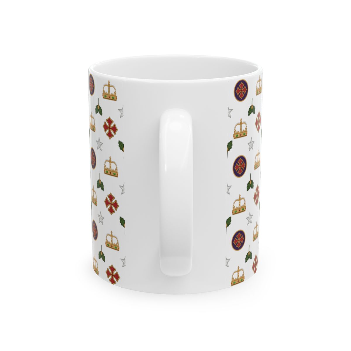 Octavian Monogram Mug, back