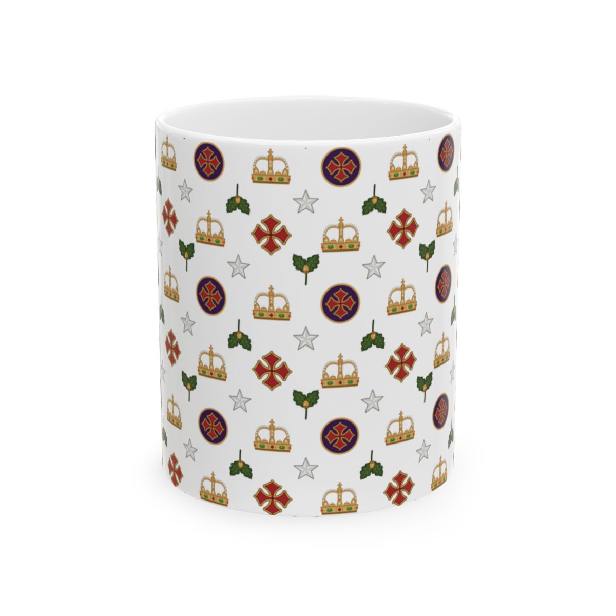 Octavian Monogram Mug, front