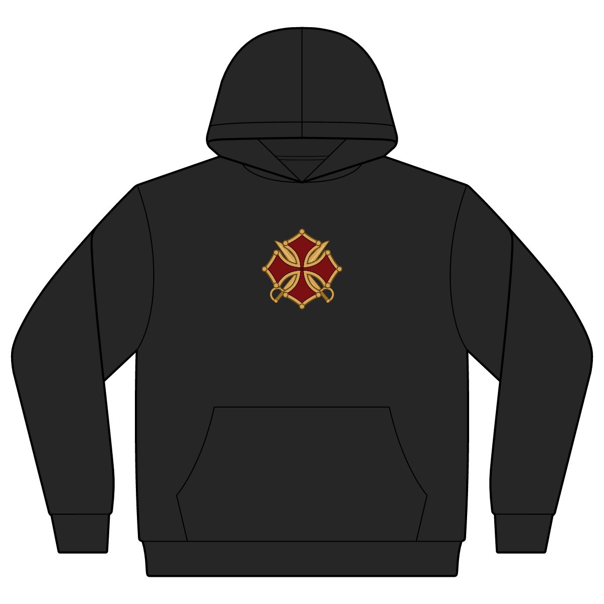 Imperial Crown Hoodie, front