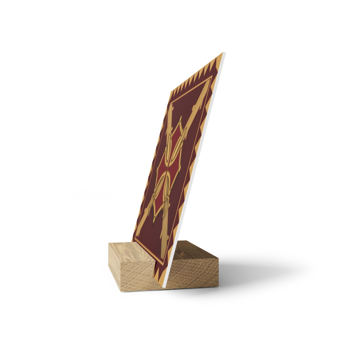 Army Colours Board with Stand, side
