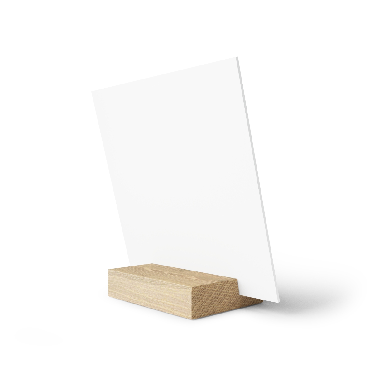 Army Colours Board with Stand, back