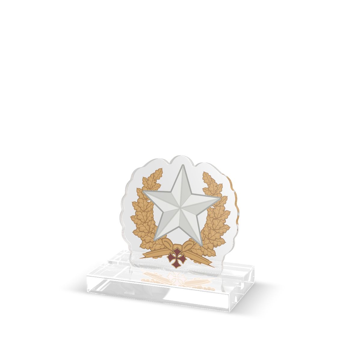 Regime Emblem Standee, front