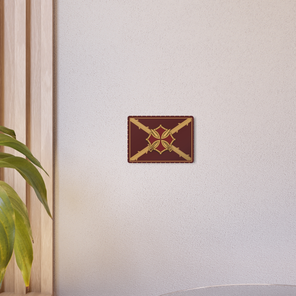 Army Colours Metal Sign, context 1