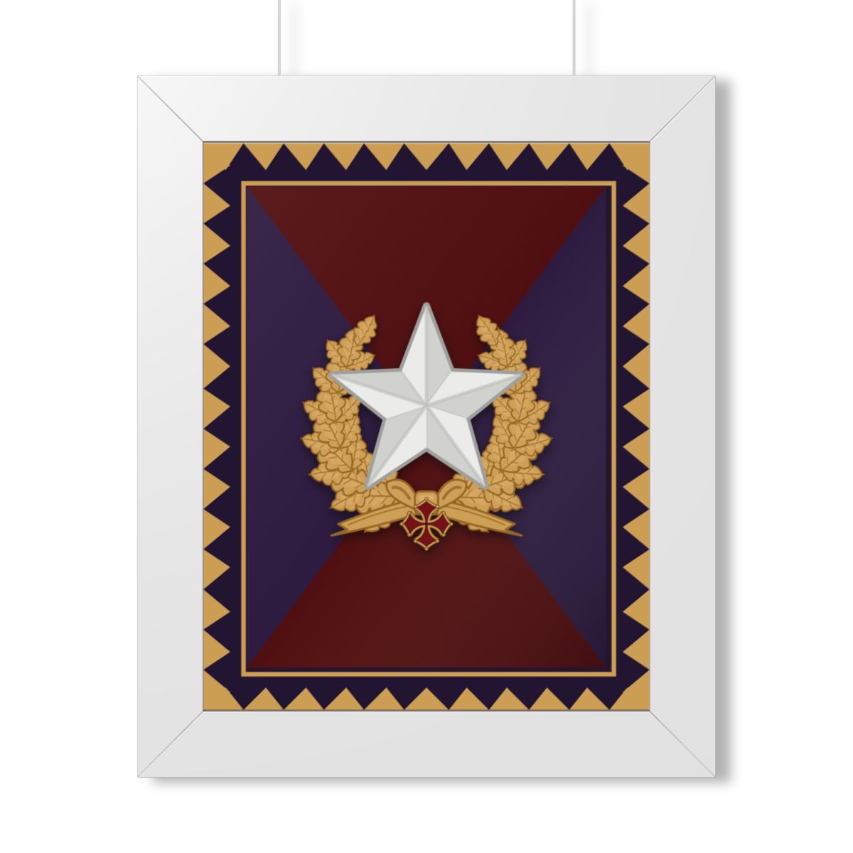 Regime Colours Framed Poster, front