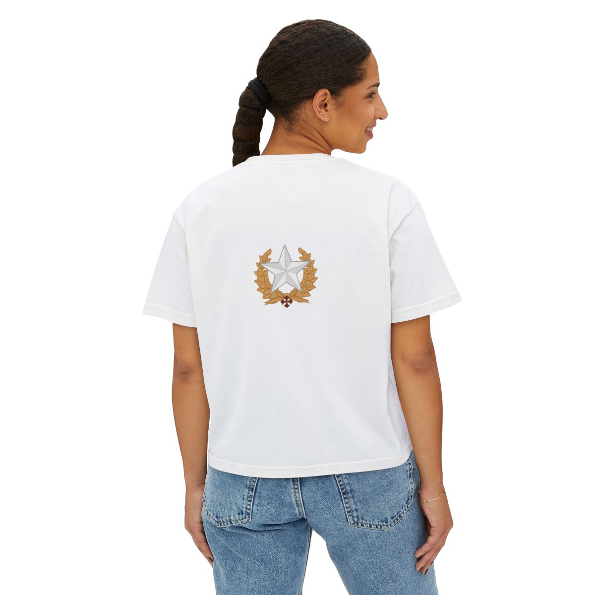 Women's Regime Boxy Tee, person back