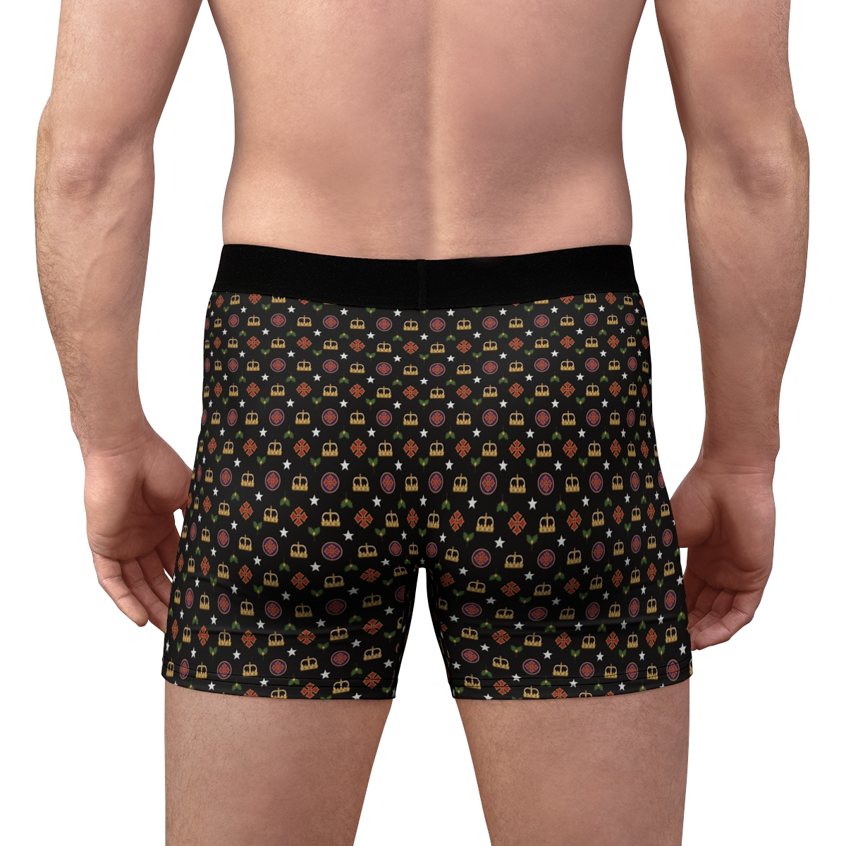 Octavian Monogram Boxer Briefs, person back