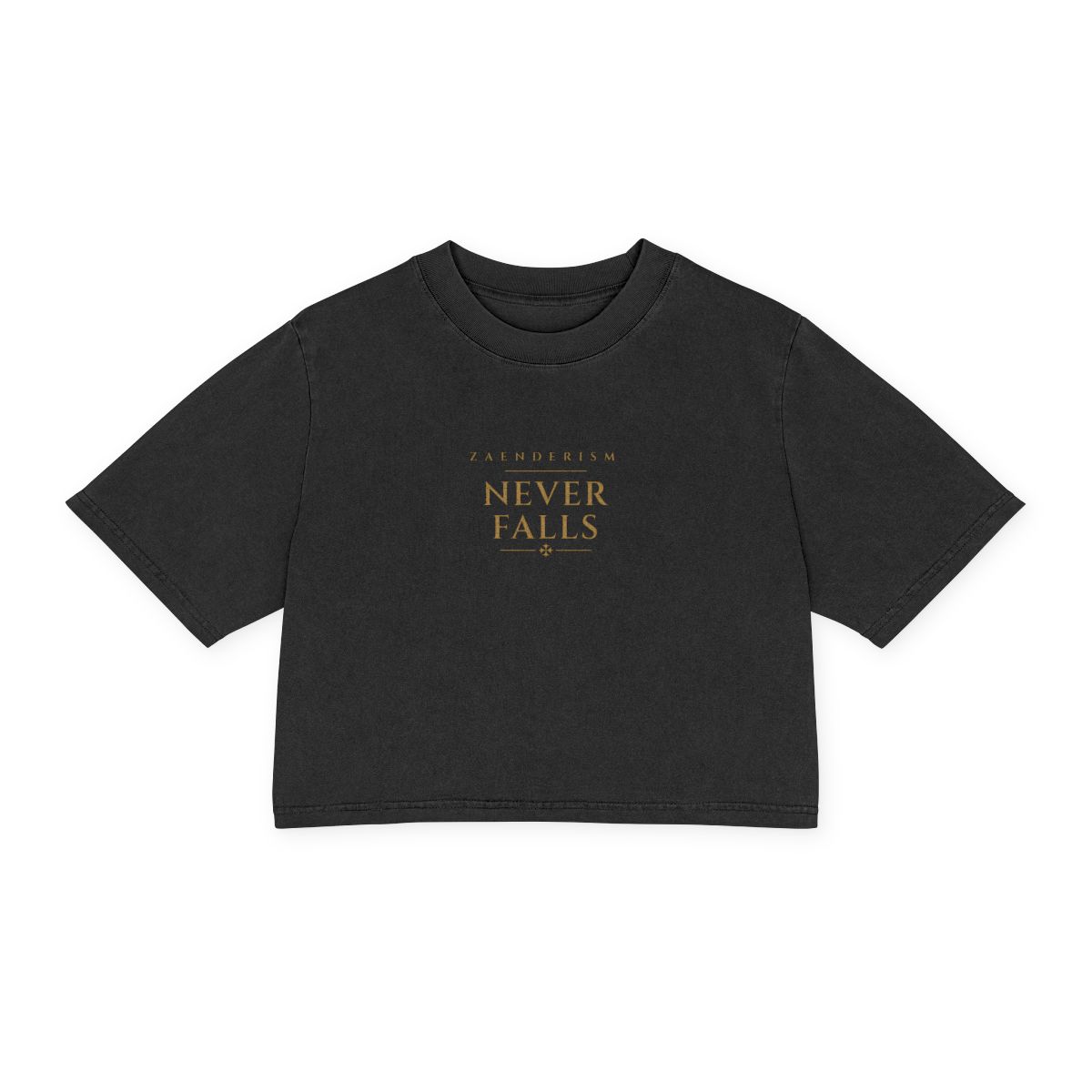The Never Falls Crop Tee