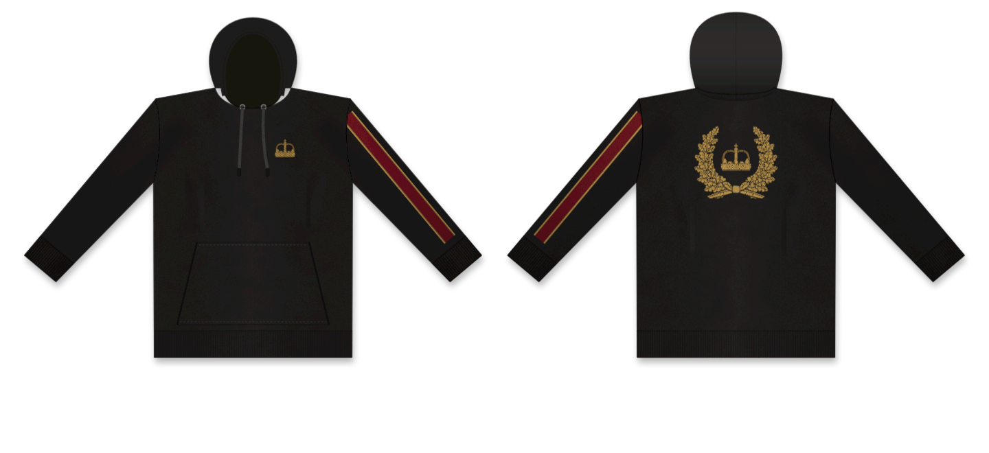 The Garde, front and back